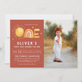 Eerste reis rond de zon | 1e verjaardag kaart (Voorkant)