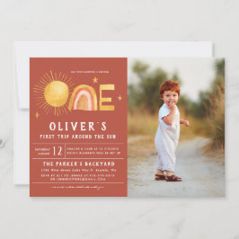 Eerste reis rond de zon | 1e verjaardag kaart