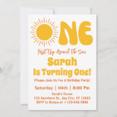 Eerste reis rond de Zon 1e verjaardag Kaart (Voorkant)