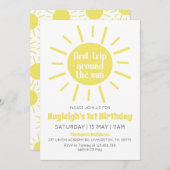 Eerste reis rond de Zon 1e verjaardag Kaart (Voorkant / Achterkant)