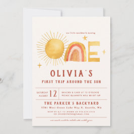 Eerste reis rond de zon | 1e verjaardag kaart