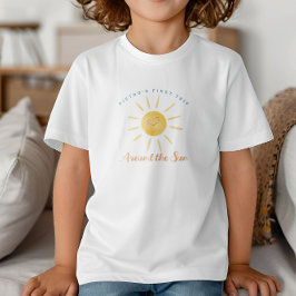 Eerste reis rond de zon 1e verjaardag kinder shirts