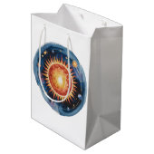 Eerste reis rond de Zon 1e verjaardag Medium Cadeauzakje (Achterkant Gekanteld)