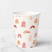 Eerste reis rond de zon | 1e verjaardag papieren bekers (Achterkant)