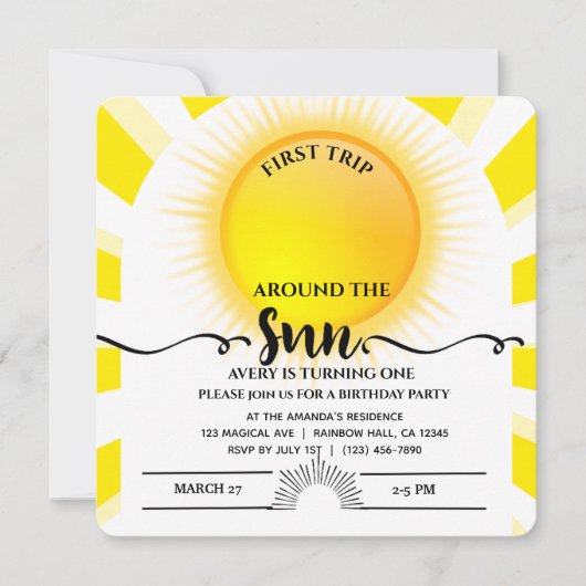 Eerste reis rond de zon 1e verjaardag plein (Voorkant)