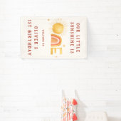 Eerste reis rond de zon | 1e verjaardag spandoek (Insitu)