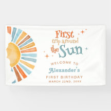 Eerste reis rond de zon 1e verjaardag welkom