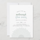 Eerste reis rond de zon Boho Boys 1e verjaardag Kaart (Voorkant)