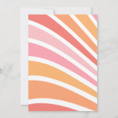 Eerste reis rond de zon - Boho Sunshine Verjaardag Kaart (Achterkant)