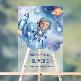 Eerste reis rond de zon Buitenruimte Welkom Acryl Bord