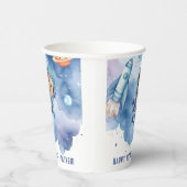 Eerste reis rond de zon Buitenste ruimte verjaarda Papieren Bekers (Rechts)