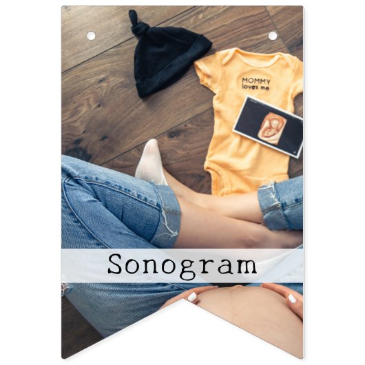 Eerste reis rond de zon Custom 1e verjaardag Boho Vlaggetjes (Tweede vlag)