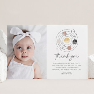 Eerste reis rond de zon Dank je Kaart