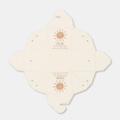 Eerste reis rond de zon, eerste verjaardag bedankdoosjes (Uitgevouwen)