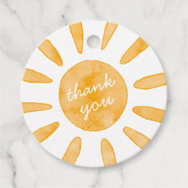 Eerste reis rond de zon Eerste verjaardag Bedankjes Labels