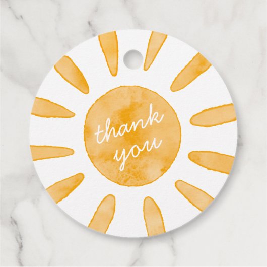 Eerste reis rond de zon Eerste verjaardag Bedankjes Labels (Achterkant)