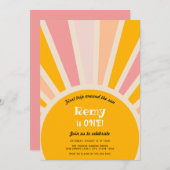 Eerste reis rond de zon Eerste verjaardag Kaart (Voorkant / Achterkant)