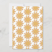 Eerste reis rond de zon Eerste verjaardag Kaart (Achterkant)