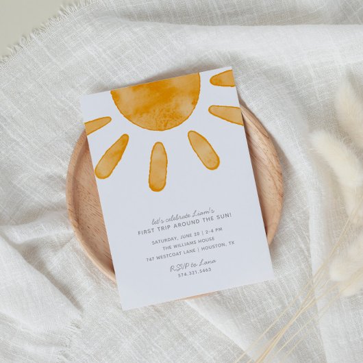 Eerste reis rond de zon Eerste verjaardag | Kaart