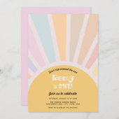 Eerste reis rond de zon Eerste verjaardag Kaart (Voorkant / Achterkant)