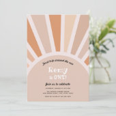 Eerste reis rond de zon Eerste verjaardag Kaart (Staand voorkant)