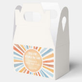 Eerste reis rond de zon eerste verjaardagsfeestje bedankdoosjes (Geopend)