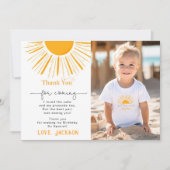 Eerste reis rond de zon foto dank u kaart (Voorkant)