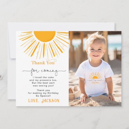 Eerste reis rond de zon foto dank u kaart (Voorkant)