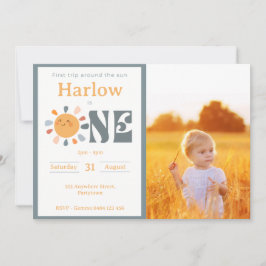 Eerste reis rond de zon foto neutraal kaart