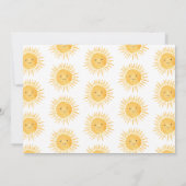 Eerste reis rond de zon Foto verjaardagsfeest Kaart (Achterkant)