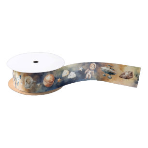 Eerste reis rond de zon Galaxy 1e verjaardag Satijnen Lint