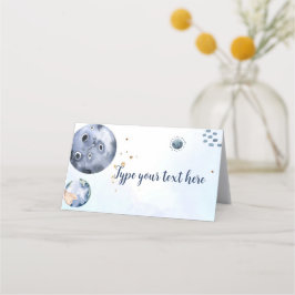 Eerste reis rond de zon gevouwen plaats kaart plaatskaartje