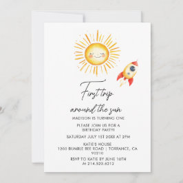 Eerste reis rond de zon kaart