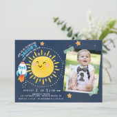 Eerste reis rond de zon kaart (Staand voorkant)