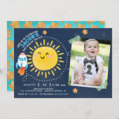 Eerste reis rond de zon kaart (Voorkant / Achterkant)