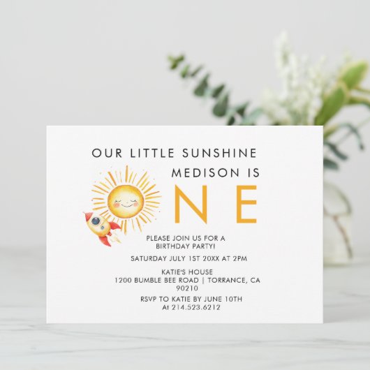 Eerste reis rond de zon kaart (Staand voorkant)