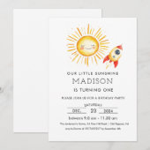 Eerste reis rond de zon kaart (Voorkant / Achterkant)