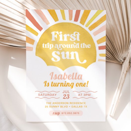 Eerste reis rond de zon kaart