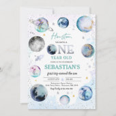 Eerste reis rond de zon kaart (Voorkant)