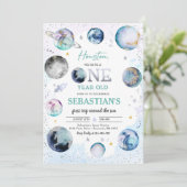 Eerste reis rond de zon kaart (Staand voorkant)