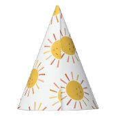 Eerste reis rond de zon Kinder 1e verjaardag Feesthoedjes (Achterkant)