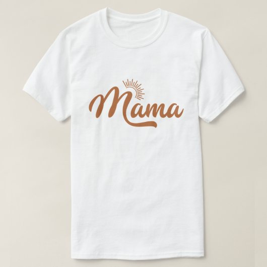 Eerste reis rond de zon Mama Matching T-shirt (Design voorkant)