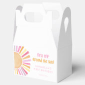 Eerste reis rond de zon meisjes 1e verjaardag bedankdoosjes (Geopend)