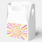 Eerste reis rond de zon Meisjes eerste verjaardag Bedankdoosjes (Geopend)