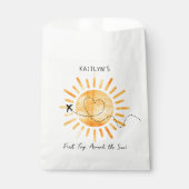 Eerste reis rond de zon op 1 oktober bedankzakje (Voorkant)