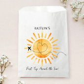 Eerste reis rond de zon op 1 oktober bedankzakje