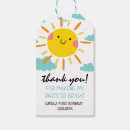 Eerste reis rond de zon op 1 oktober cadeaulabel