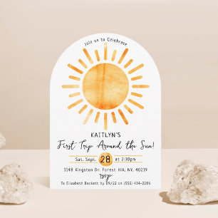 Eerste reis rond de zon op 1 oktober kaart