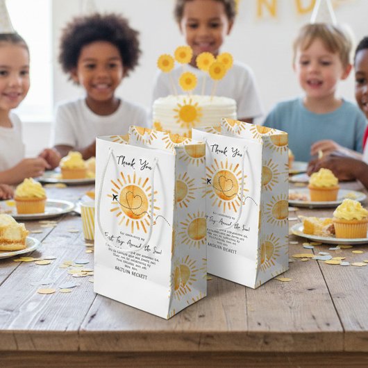 Eerste reis rond de zon op 1 oktober klein cadeauzakje