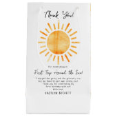 Eerste reis rond de zon op 1 oktober klein cadeauzakje (Voorkant)